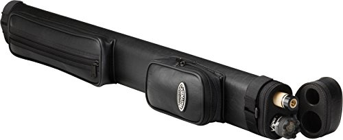 Casemaster by GLD Products Q-Vault Classic Billiard/Pool Cue Hard Case, Holds 1 Complete 2-Piece Cue (1 Butt/1 Shaft),Black,One Size