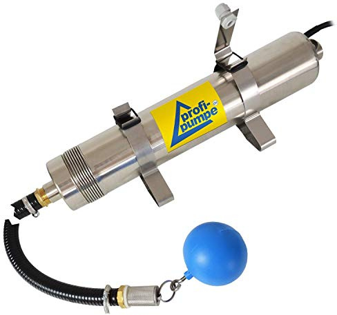 750W Tauchdruckpumpe 4500l/h Zisternenpumpe Tauchpumpe Regenwasserpumpe | Mit Anschlussbox/ Kondensator und Anschluss für schwimmende Entnahme