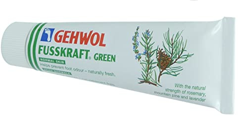 Gehwol Fusskraft Green 75 ml – Refreshing Cooling Cream – Contains Menthol/Aloe Vera
