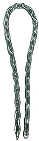 Master Lock 8017EURD - Kette aus gehärtetem Stahl - viereckiges Glied - Vinylschlauch 1,50 m x Ø 8 mm