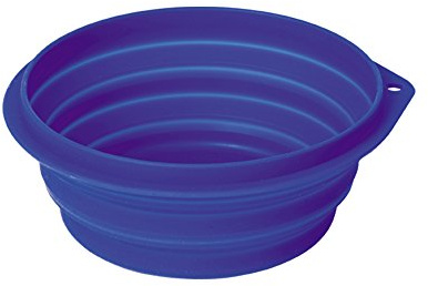 Nobby - Ciotola Pieghevole in Silicone per Cane, 1 L, Colore: Rosso