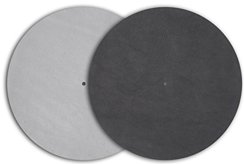 Pro-Ject Leather it, Plattentellerauflage aus Leder (Schwarz)
