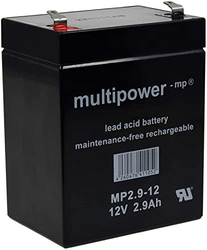 Batteria al piombo akku-net (multipower) MP2,9-12, 12V, Lead-Acid