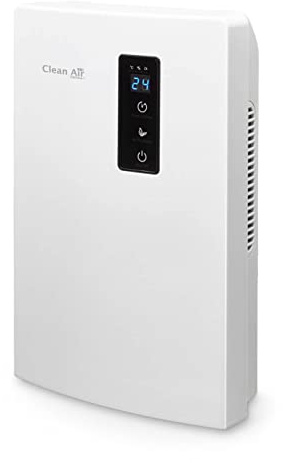 Clean Air Optima CA-703W Déshumidificateur et purificateur d'air avec ioniseur et lampe LED UV - Puissance de déshumidification jusqu'à 0,7 l/jour - Convient jusqu'à 10 m²/25 m³ (blanc)
