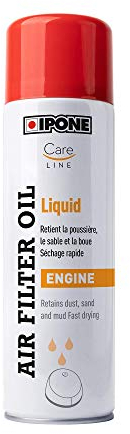 IPONE - Huile Liquide Filtre à Air en Mousse Moto - Air Filter Oil Liquid - 500 ML – Regain de Puissance du Moteur- Adaptée Motos Tout-Terrain et Quads - Séchage Rapide - Couleur Bleue