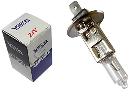 Vega Bombilla Maxi 24 V, H1, 100 W, P14.5s, marca francesa.