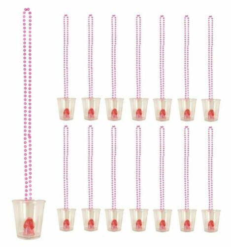 We Personalize 10 vasos de chupito rosas para despedida de soltera, accesorios de despedida de soltera con insignia de novia para ser