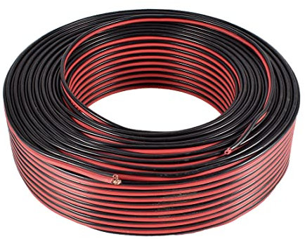 Ruilogod Bobina del cavo del cavo a filo lungo del filo rosso del filo rosso per l'audio 'automobile