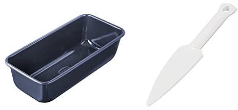 Dr. Oetker 2367 Kastenform 25 cm, robuste Brotbackform & Kuchenlöser, einfaches und schnelles Lösen, für antihaft-beschichtete Backformen geeignet, schonend zu allen Oberflächen (Farbe: weiß)