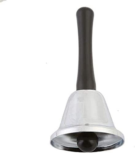 Cloche à Main, Petite Cloche à Main Cloche d'école d'attention Cloche à Main d'appel Fort en métal, Cloche à Main Anneau de Cloches à Main pour Service, Cloche de réception de comptoir