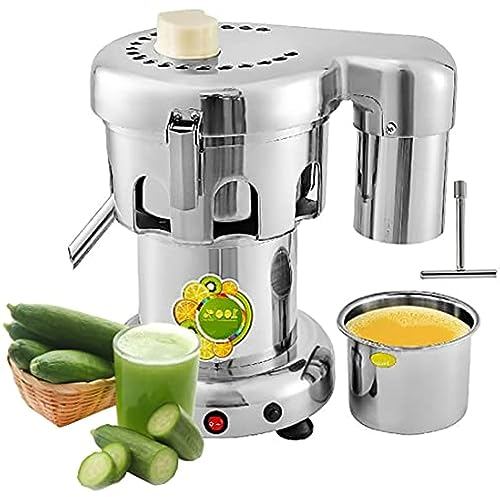 Electric Citrus Juicer, Commercial Juice Extractor, Heavy Duty Centrifugal Juicer Machine, 2800r/min, 2L Large Feed Chute, Stainless Steel Juice Extractor, Vegetable & Fruit Juice Maker Squeezer