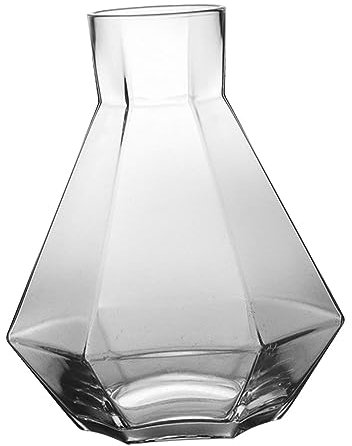 LIFKOME 1 Set Vaso Esagonale bollitore brocca d'acqua con bicchiere con coperchio tè brocca di pentola con acqua fredda concentrato teiera impostare misurino di legno