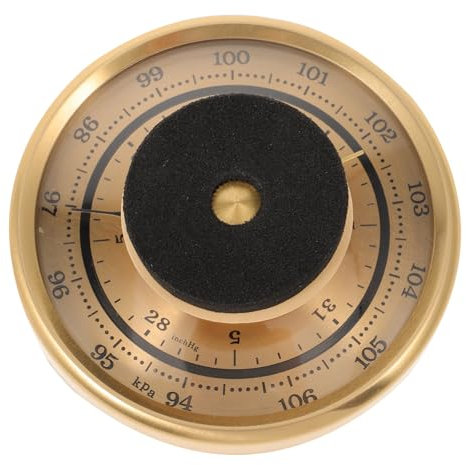 BESPORTBLE Barometer Mit Zifferblattdesign Heimwerkzeug Luftdruckmesser Tragbares Barometer Mehrzweckbarometer Thermometer Hygrometer Wettervorhersage
