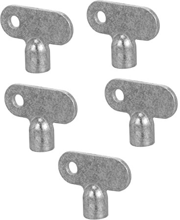SEWOART 5pcs Radiator Air Bleed Key Square Socket Wrench for Gas Key Exhaust Valve Switch Tool Radiator Valve Kit Faucet Wrench