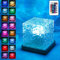 GOMETY Projecteur Ciel Étoilé LED: 16 Couleurs RGB Polar Light Aurora Projection, USB Rechargeable Lampe Vagues d'eau, pour Chambre Et Chambre des Enfants (Blanc)