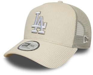 New Era Dodgers Cord Trucker Cap Basecap Baseballcap Truckercap Meshcap MLB LA Los Angeles Damen/Herren - Snapback, mit Schirm Frühling-Sommer Herbst-Winter Frühjahr