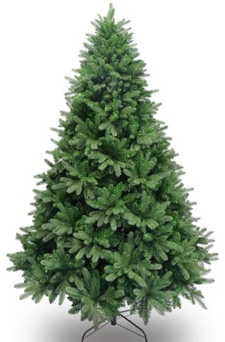 YEAUPE PRO Albero di Natale Artificiale 180 cm - 800 Punte con Bacche Rosse | Montaggio Semplice a 3 Sezioni | Adatto per Interni ed Esterni, Soggiorno e Giardino | Albero in PVC, Verde
