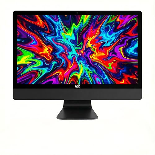 STGsivir All-in-One PC Desktop Computer, 24 FHD Display, Core i7 up to 4.0GHz, 16GB RAM, 1TB SSD, WiFi, Bluetooth 5.0, Windows11 Pro, Black, for Office & Entertainment