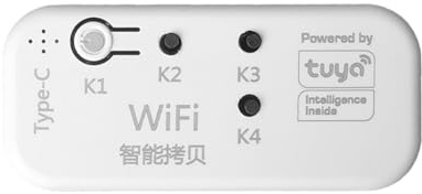 Kquepo Duplicador de Control Remoto para Puerta de Garaje Tuya de 433 MHz. Compatible con Puertas Eléctricas, Enrollables, Cortinas, Toldos y Parasoles.