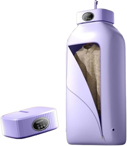 Planchadora de vapor vertical inalámbrica automática for colgar prendas con un solo botón eliminación rápida de arrugas(Purple)