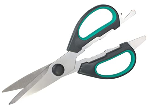 wolfcraft Forbici domestiche universali I 4164000 I Forbici con funzioni aggiuntive utili