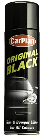 CarPlan Original Black, Trim & Bumper Shine, Protective Silicone Spray, 500 ml