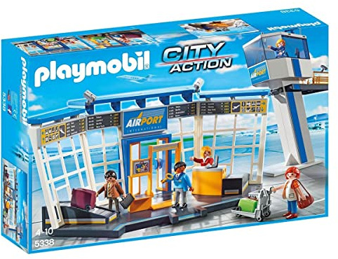 PLAYMOBIL City Action 5338 Flughafen mit Tower, Ab 4 Jahren