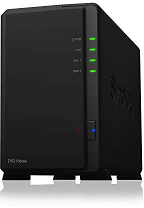 Synology DS218play 2 Bay Desktop NAS Enclosure
