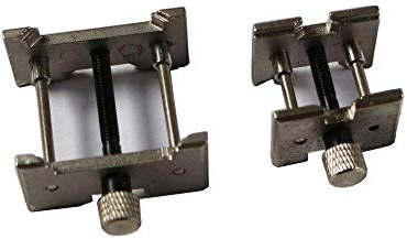 LLF Outil de réparation de montre, paire de supports de mouvement de montre réglable