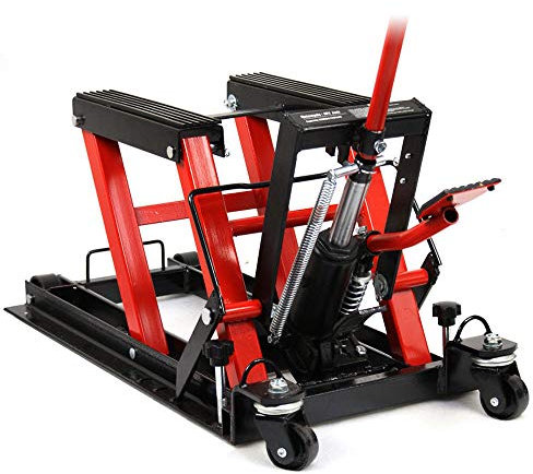 SENDERPICK - Ponte sollevatore idraulico per moto, panca idraulica per sollevamento veicoli