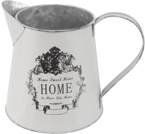 Yardwe Vase Vintage Giesskanne Vintage Rustikale Metallkrugvase Primitiver Krugblumenvasen-Eimertopf für Innenministeriumdekor 1Pcs Gießkanne Retro Landhausstil Vase
