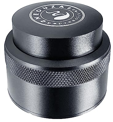 NEOUZA 49mm Coffee Palm Tamper Barista Leveler Tool Spring Loaded Stainless Steel Flat Base for Espresso Machine Portafilter