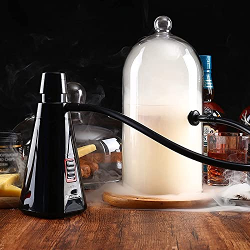 Lxwyq Smoking Gun Food Smoker und Tools Set, tragbarer Hand-Rauchaufguss mit Dome Cloche Cover, Kaltrauchgenerator zum Kochen von Speisen, Getränken