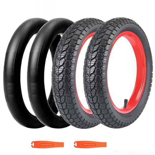ZUKKA Confezione da 2 pneumatici pieghevoli per bambini 14 - 14 x 2,125 - 54-254 Valvola Schrader AV32 mm