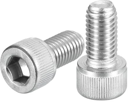 QUARKZMAN 10 Stück M10-1.5x20 Zylinderschrauben mit Innensechskant, 304 Edelstahl, Innensechskantschraube für Rennrad, Mountainbike, Auto, Motorrad