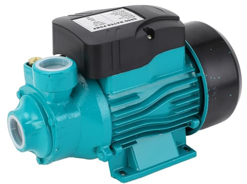 Dammpumpar för Utomhusdammar, Solar DC Pump 200W 3200RPM 35LPM Liten Vattenpump Solvattenpump Stort Flöde 25m Höglyft Självsugande Pump (DC24V)