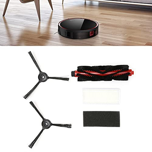 BigKing Kit di Accessori di Ricambio per Spazzatrice, Adatto per Set di Accessori per Spazzatrici Lefant M200/M201/M520M/M571/T700, Include Spazzola Principale + Spazzola Laterale + Filtro