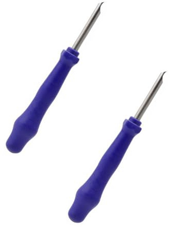Homoyoyo 2 Stück Öffner für Uhrenboden aus Vanadiumstahl Blau | Werkzeug zum Öffnen der Rückseite, Geeignet für Batteriewechsel, Robuste Ausführung für Reparaturarbeiten