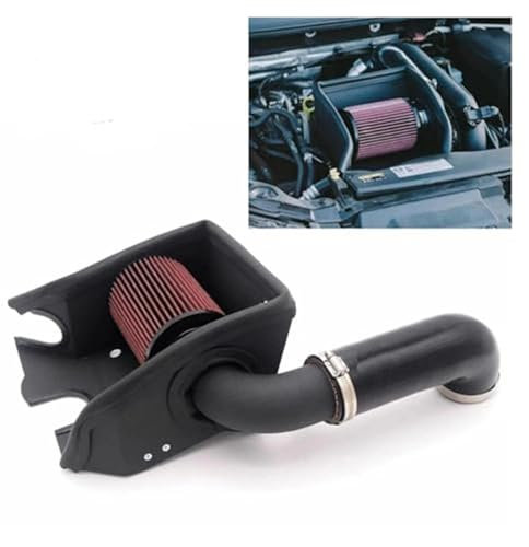 Tubo de admisión de aire del automóvil Para Golf MK7 para TSI para EA211 tubo de inducción de entrada de aire de aluminio filtro de protección térmica tubo de inducción(‎Black and Black)