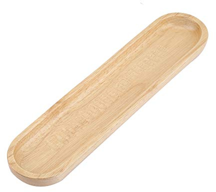lyrlody Plat de Service en Bois, Plateau de Type Navire élégant pour Utilisation Polyvalente, Addition élégante, Artisanat Exquis, Design Polyvalent, en Bois de qualité Supérieure, Idéal pour la