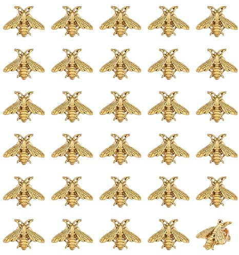 CHGCRAFT 30 épingle à Revers en Forme D'Abeille pour Sac à Dos en Tissu Épingles de Sûreté en Alliage pour Col Pull Veste Vêtements
