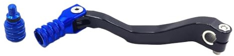 Leva a cambio pieghevole in alluminio Compatibile con moto motocross ATV da 250 cc come Kayo T2 T4 e NC250(Blue)