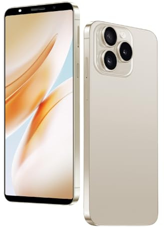 DEMANN GMBH Handy freischalten, 6,0-Zoll-Bildschirm, 4 GB RAM + 64 GB ROM/TF 128 GB, Dual-Kamera, unterstützt 4G LTE FDD TDD, Dual-SIM-Karten, geeignet für Anfänger. (Yellow)