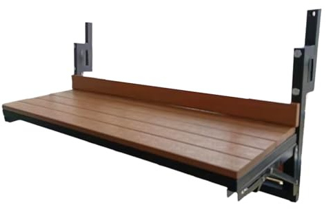 Stoolzfaid BalkonhäNgetisch,Balkontisch Zums EinhäNgen,BalkongeläNder HäNgetisch,BalkonhäNgetisch Holz,Balkontisch HäNgend HäNgetisch,Stabile TragfäHigkeit,FüR Terrasse,Garten,Balkon