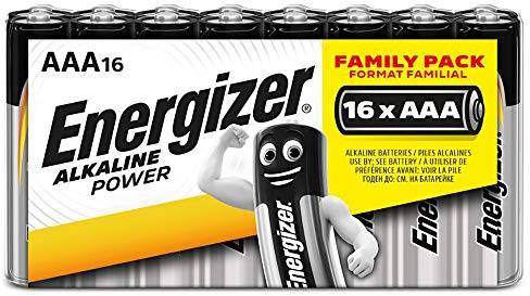 Piles AAA Energizer Alkaline Power, paquet de 16