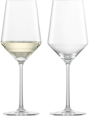 ZWIESEL GLAS Pure Sauvignon Blanc White Wine Glass (Set of 2), Wine Glasses for White Wine, Dishwasher-Safe Tritan Crystal Glasses, Made in Germany (14 Ounce)