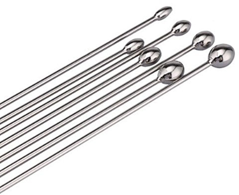 Penis Plug Edelstahl Harnröhren Plug, Erotik Spielzeug Für Männer Urethral Dilatoren,7 Größe Die Lange Katheter Penis Plug Stretching Beaded Schaft (7 er set)