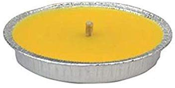 Palucart candela citronella giardino citronella alluminio 14 cm set da 10 pezzi giardinaggio antizanzare feste ed eventi