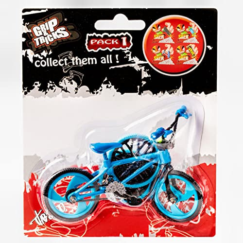 Finger BMX Stunt Minicykel Pack 1, Blå