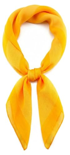 TigerTie Fino pañuelo de gasa para mujer en color liso - Tamaño 58 cm x 58 cm, Nickituchgröße: ca. Länge 58 cm, Breite 58 cm